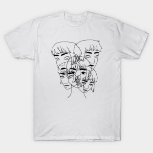 Overlapping Faces T-Shirt